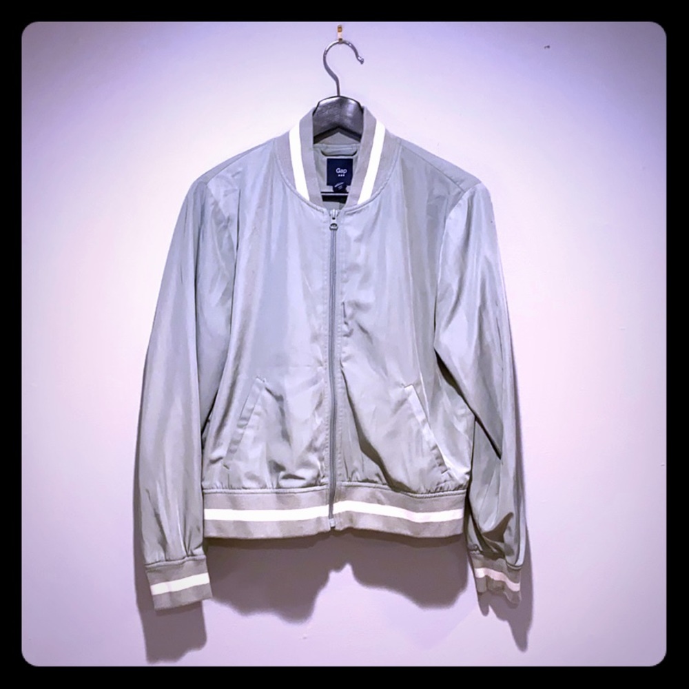 Gap / grayish bomber jacket / medium